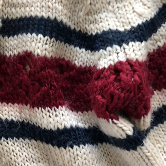 Unique Boho varsity style sweater - Picture 4 of 5